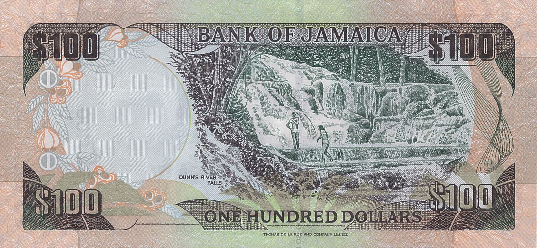 Jamaica 100 2007 UNC P-84/c